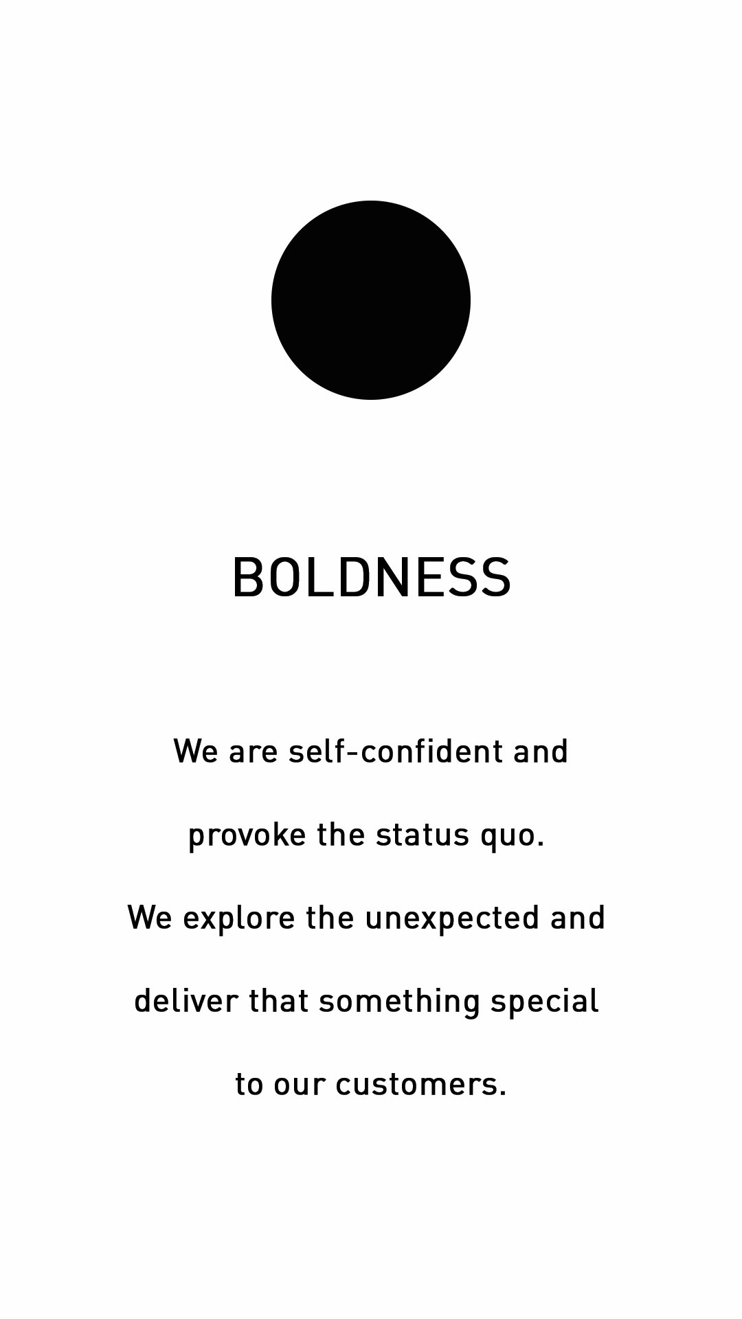Entwurfreich Core Value Boldness